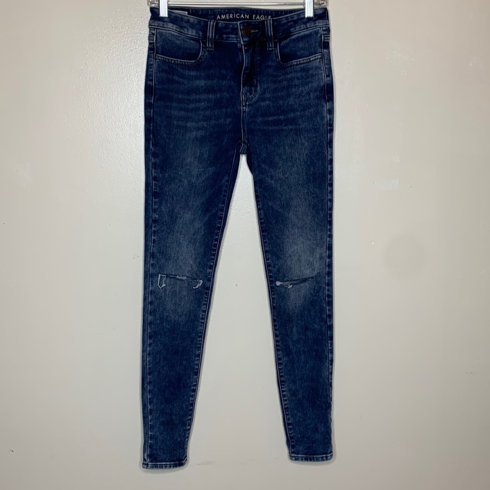AMERICAN EAGLE OUTFITTERS Jeans SUPER STRETCH High Rise Jegging Skinny 4